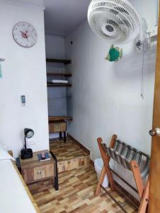 Uma área de estar em Posada San Nicolas