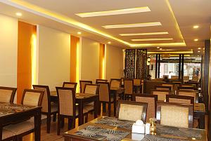 Posezení v ubytování Kathmandu Grand Hotel