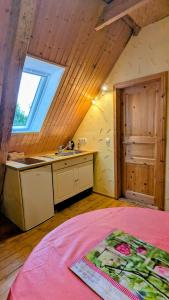 Ένα ή περισσότερα κρεβάτια σε δωμάτιο στο Haus Sturmfried - Sturmvogel