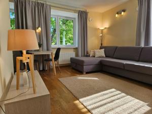 Istumisnurk majutusasutuses Bright Central Studio, Free Parking, Ltd Avail