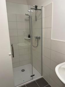 Koupelna v ubytování Urbanes Apartment Bielefeld-Bethel