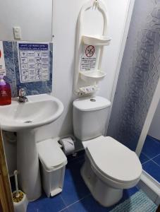 Um banheiro em Posada San Nicolas