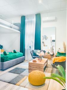 Et opholdsområde på Cuddle Corner Budapest