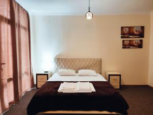 Katil atau katil-katil dalam bilik di Chill Out Hotel