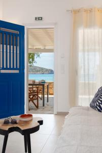 Ένα ή περισσότερα κρεβάτια σε δωμάτιο στο Studio Anna