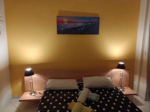 Postel nebo postele na pokoji v ubytování Stefkas apartment2