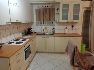 Kuchyň nebo kuchyňský kout v ubytování Stefkas apartment2