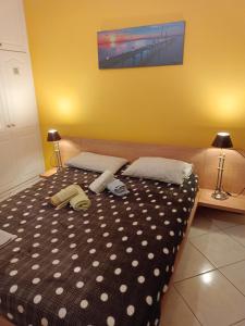 Postel nebo postele na pokoji v ubytování Stefkas apartment2