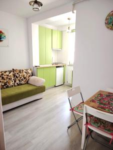 Kuchyň nebo kuchyňský kout v ubytování Garsoniera Olivia - Amarilia Apartments