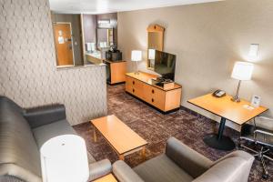 Posezení v ubytování Crystal Inn Hotel & Suites - West Valley City