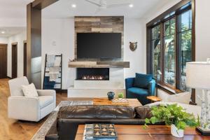 Posezení v ubytování Gondola Lodge TahoeBeach Club
