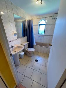 Koupelna v ubytování Casa Comigual