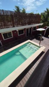 Bazén v ubytování Holbox Isla Bonita nebo v jeho okolí