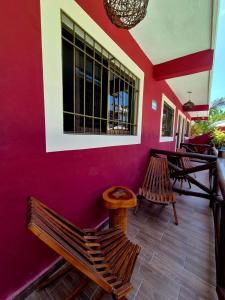 Balkón nebo terasa v ubytování Holbox Isla Bonita