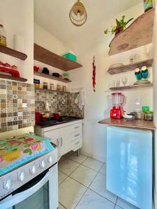 Η κουζίνα ή μικρή κουζίνα στο A Casa da Kali