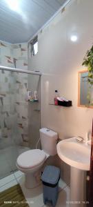 Ένα μπάνιο στο Pousada Casa BiGui