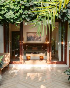 Zahrada ubytování Loku Kedungu - Boutique Resort