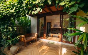 Zahrada ubytování Loku Kedungu - Boutique Resort