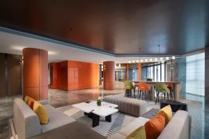 Zona de estar de 北京传媒大学希尔顿欢朋酒店Hampton by Hilton Beijing Communication University