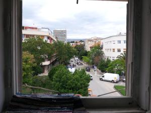 a view of a city street from a window at Apartment Felix in Split