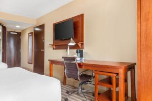 TV a/nebo společenská místnost v ubytování Radisson Hotel Detroit Metro Airport