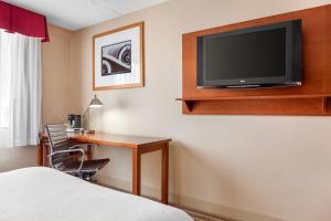 TV a/nebo společenská místnost v ubytování Radisson Hotel Detroit Metro Airport