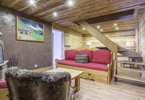 Chalet le Névé的休息区