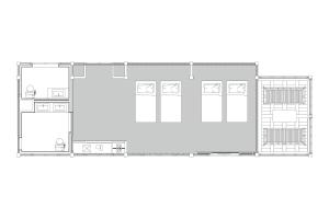 Majutuskoha Rakkojae Hahoe Hanok Hotel korruse plaan
