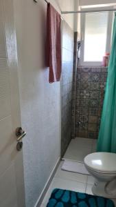 un baño con ducha y WC en Studio apartment Sara, en Mostar 9 fotos más