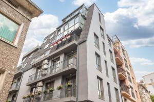 an apartment building in paris with balconies at City Center Luxury Apartments in Varna City