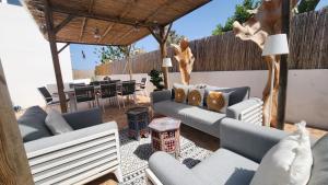 Χώρος καθιστικού στο Ibiza Sunshine Hideaway