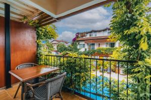 Balkón nebo terasa v ubytování Ten Apart Hotel