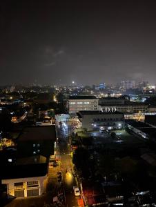 Udsigt til Davao City eller udsigt til byen taget fra lejligheden