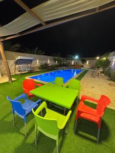 Bassein majutusasutuses شاليه الريف - البحر الميت - النهضة Chalet Al-Reef - DeadSea - Al-Nahda või selle lähedal