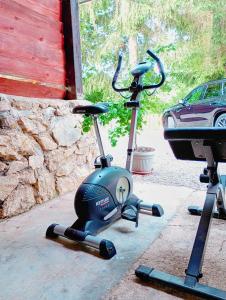Fitness centrum a/nebo fitness zařízení v ubytování Apartments with balcony and with large free parking House Oliver