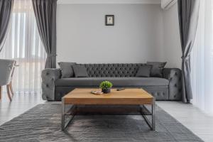 a living room with a couch and a coffee table at FELIX LOTUS - DeLuxe Residence in Baile Felix