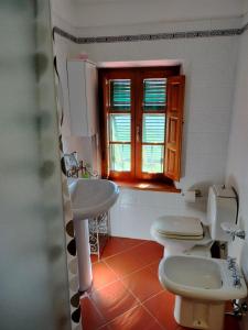 Koupelna v ubytování Villa MariaPia