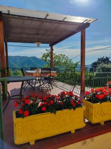 Balkón nebo terasa v ubytování Villa MariaPia