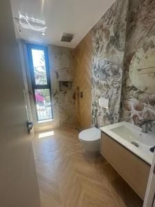 Koupelna v ubytování Hotel Parid