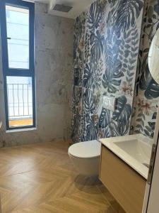 Koupelna v ubytování Hotel Parid