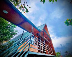 Balkón nebo terasa v ubytování WINTERwOODS