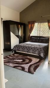 Letto o letti in una camera di Charming Green Hideout