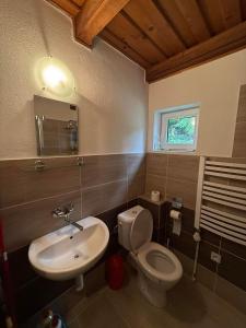 Ein Badezimmer in der Unterkunft Chata Renďo