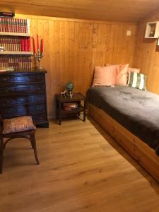 Postel nebo postele na pokoji v ubytování Chalet Mex 15