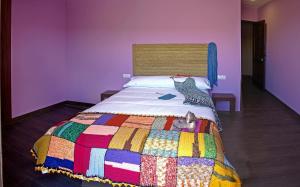 Postel nebo postele na pokoji v ubytování Casa Arrieta