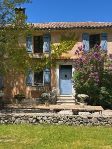 Zahrada ubytování La Bastide des Pins