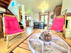 Χώρος καθιστικού στο Le Ligno, Maison Néo-bretonne mer et plages