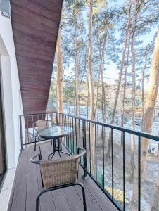 Balkón nebo terasa v ubytování PARC PINI RESORT