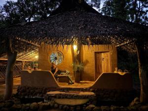 Zahrada ubytování Glimra eco lodge