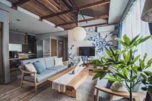 TV a/nebo společenská místnost v ubytování AKIYATO DATE DREAM DATE home